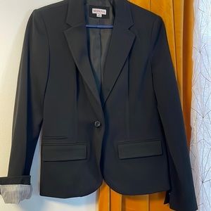Merona black blazer jacket size 6